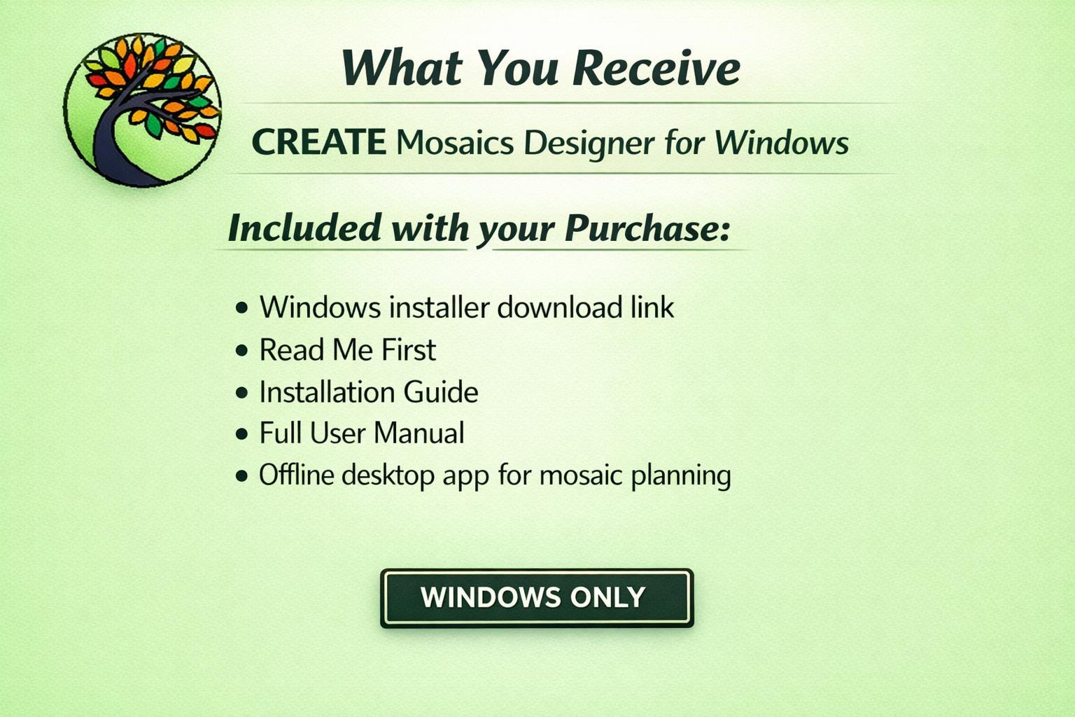 CREATE Mosaics Designer for Windows V1.0 | Mosaic Design Software for ...