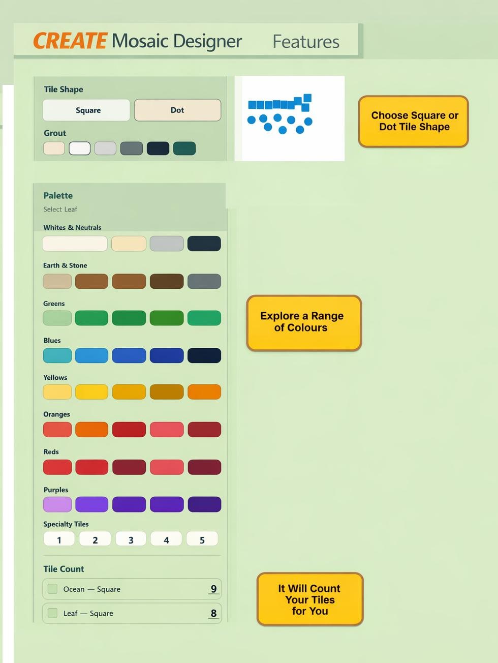 CREATE Mosaics Designer for Windows V1.0 | Mosaic Design Software for ...