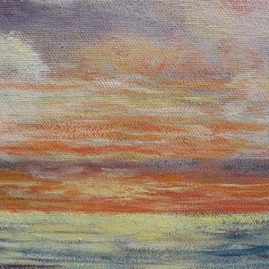 Ocean View at Sunset. 16 X 20 Gallery wrapped canvas. image 4