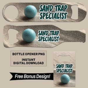Apribottiglie regalo scherzoso per golfisti, design divertente per il tiro a uncino, regalo per golfisti PNG forma ovale