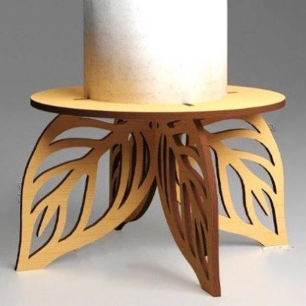 Tabletop Plant Stand - Leaf