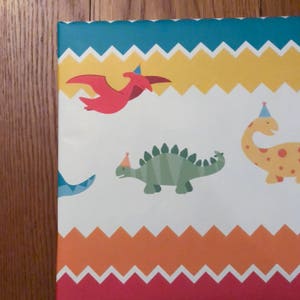 Wrapping Paper Dinosaur Party image 4