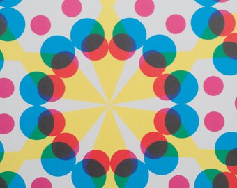 Wrapping Paper -- Kaleidoscopic Patterned Paper -- pattern 1