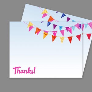 Thank You Card — Bunting