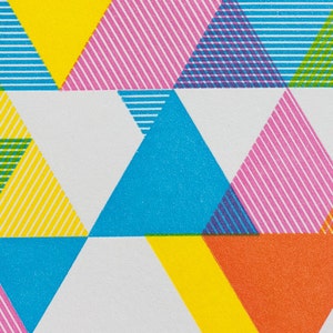 CMY Hey Process Color Triangle Print image 2