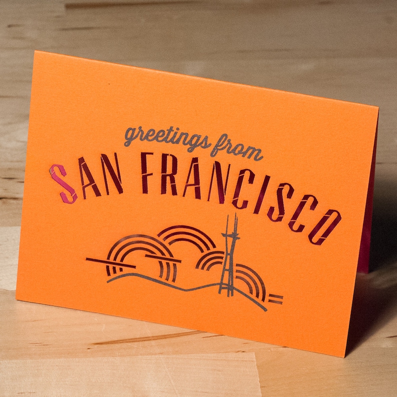 Greetings from San Francisco Etsy