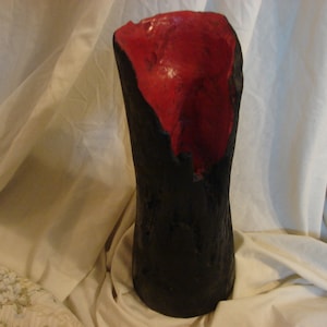 Burnt Oak Wood Carving