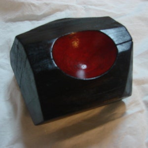 Burnt Oak Wood Carving
