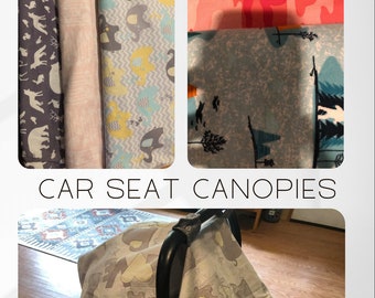 Car seat canopy