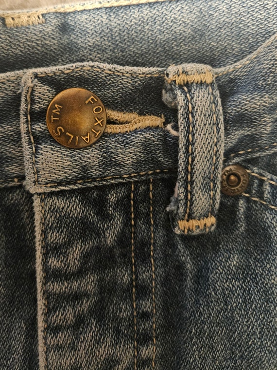 80s Vintage Shorts Bluejean Denim Highwasted Cost… - image 6