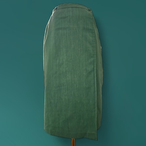 Vintage Green Womens Classy Skirt