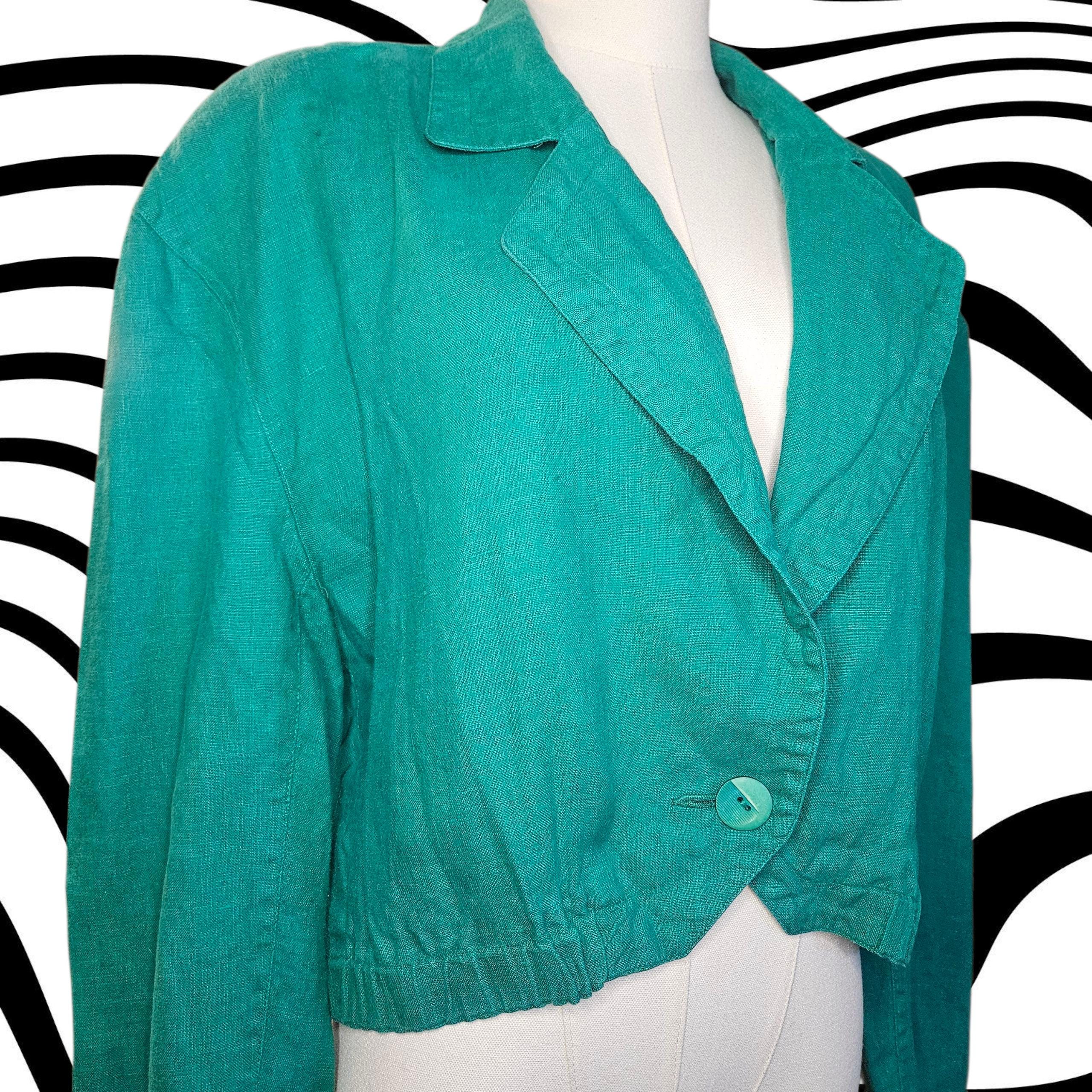 1980s Cropped Blazer - Etsy