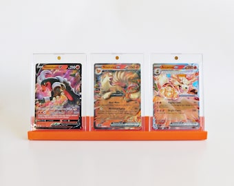 3 X Trading Card Display for Magnetic Card Cases