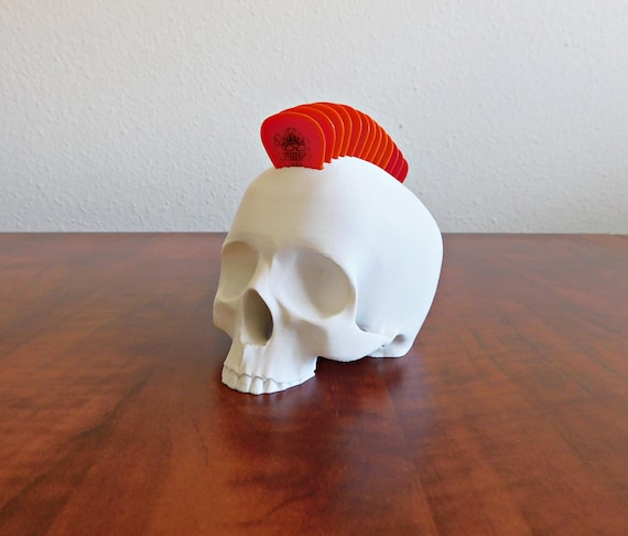 Skull Guitar Pick Holder 3D Print