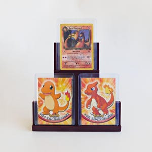3X Trading Card Display 3D Print For Toploaders