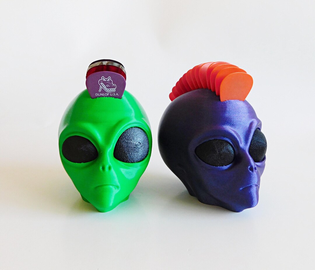 Alien Guitar Pick Holder 3D Print - Etsy