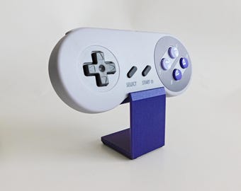 Wireless SNES Controller Stand – Retro Gaming Display, Desk Holder, Bundles Available