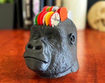 Gorilla Guitar Pick Holder 3D Print