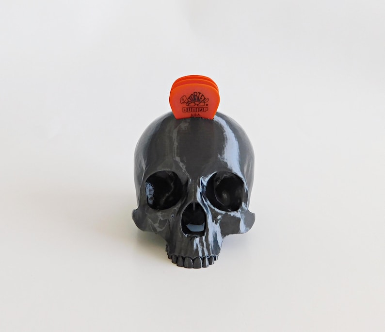Skull Guitar Pick Holder 3D Print image 11