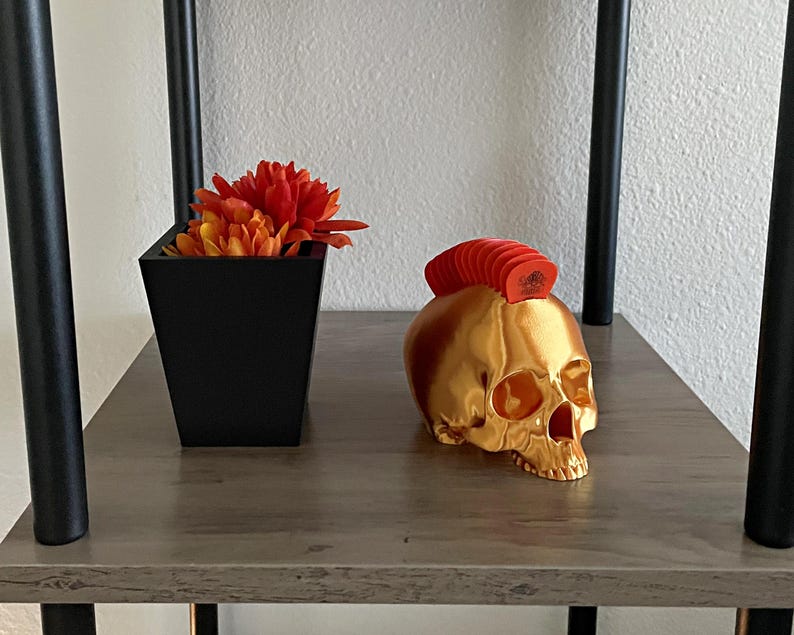 Skull Guitar Pick Holder 3D Print image 4
