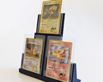 3X Trading Card Display 3D Print For Toploaders