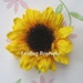 Katie Barton reviewed LiliBug Summer SUNFLOWER Hair Clip