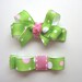 Reviewed by Anonymous reviewed LiliBug Spring Green and Pink Dot Bow and Clippie Set