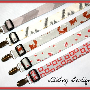 LiliBug You Pick Adjustable Nursing and Bib Clip - Reds and Greys