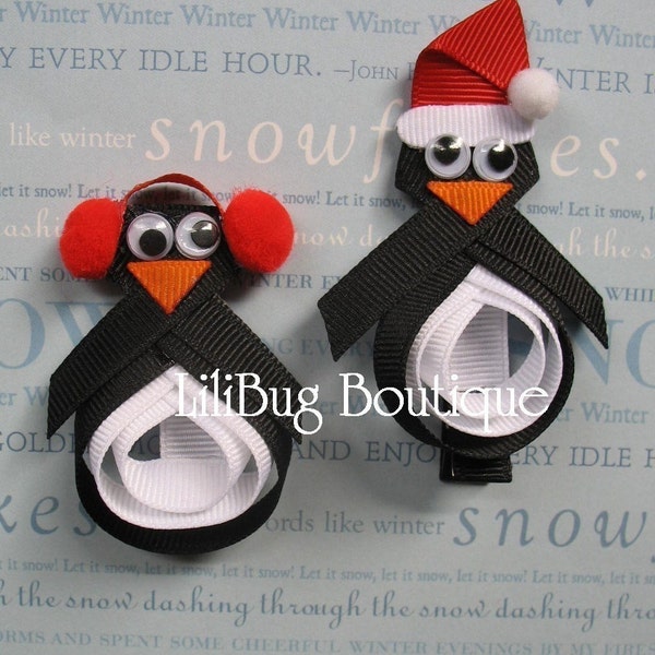 LiliBug Happy Feet Winter Penguin - You Pick