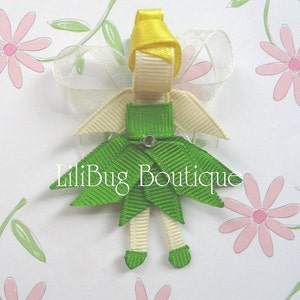 LiliBug PRINCESS Tinkerbell Fairy Hair Clip Bow image 3