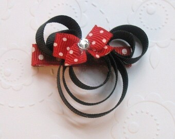 LiliBug Minnie Mouse Hair Clippie