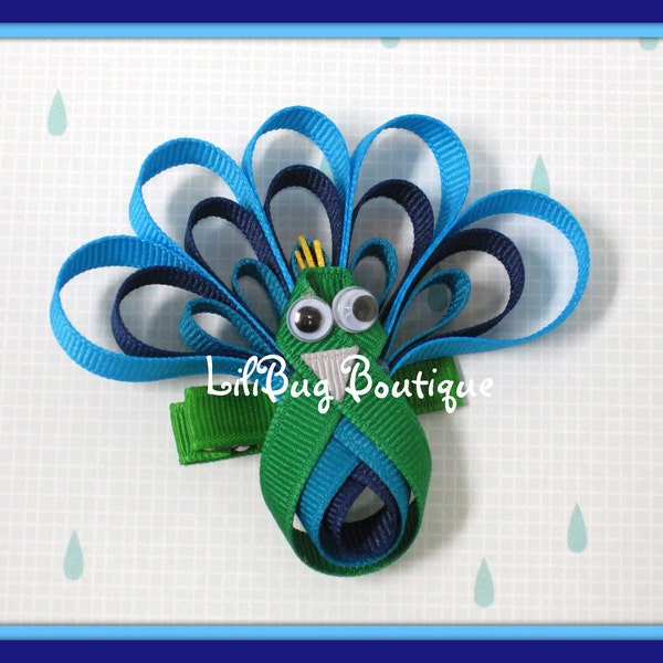 Polly Peacock Hair Clip