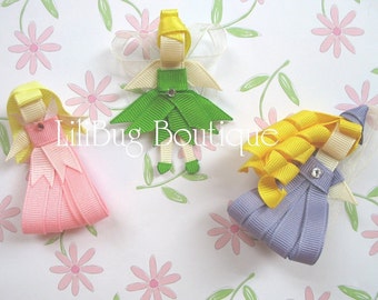 LiliBug PRINCESS Collection Hair Clip Trio Set