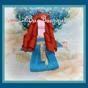 LiliBug Scottish PRINCESS Inspired by Brave Character Hair Clip
