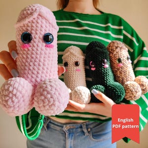 Pluche Amigurumi haakpatroon PDF | Grappige grap cadeau | Beginnersvriendelijk patroon