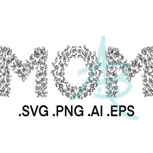 MAMMA, Festa della mamma, Regalo per mamma - svg, png, ai, eps, Instant DIGITAL Download per Cricut, CNC, laser e altri progetti di taglio, stampa, masterizzazione