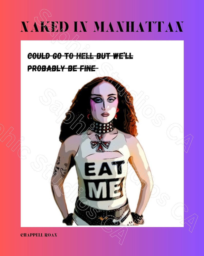 Chappell Roan Naked in Manhattan Queer Music LGBTQIA Prints Etsy