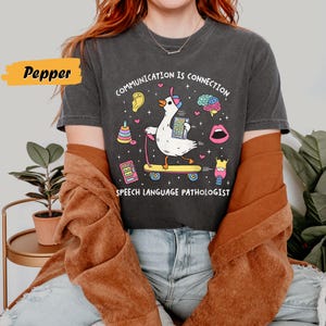 Teacher Appreciation Gift, Speech Therapy Shirt, Speech Therapist Shirt, Speech Pathologist, New SLP Graduation Gift, Silly Goose Tee