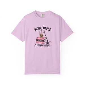 Iced Coffee Hockey Romance Shirt, Booktok Aesthetic Merch, Enemies To Lovers Tee, He Falls First Shirt, Fake Dating, Spicy Reader Gift image 14