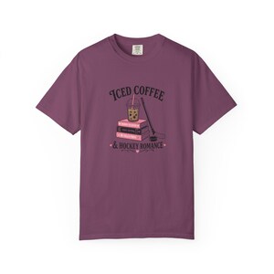 Iced Coffee Hockey Romance Shirt, Booktok Aesthetic Merch, Enemies To Lovers Tee, He Falls First Shirt, Fake Dating, Spicy Reader Gift image 16