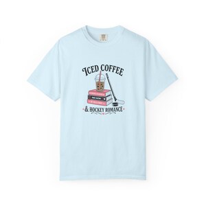 Iced Coffee Hockey Romance Shirt, Booktok Aesthetic Merch, Enemies To Lovers Tee, He Falls First Shirt, Fake Dating, Spicy Reader Gift image 9