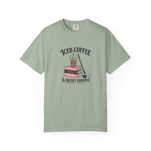 Iced Coffee Hockey Romance Shirt, Booktok Aesthetic Merch, Enemies To Lovers Tee, He Falls First Shirt, Fake Dating, Spicy Reader Gift image 6