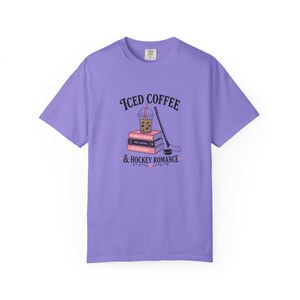 Iced Coffee Hockey Romance Shirt, Booktok Aesthetic Merch, Enemies To Lovers Tee, He Falls First Shirt, Fake Dating, Spicy Reader Gift image 13