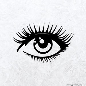 Occhio SVG / ClipArt occhio / Vettore / Clipart bulbo oculare / Icona occhio / SVG / PNG / jpg