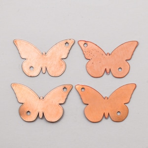 Kupferrohlinge - 11_a # Schmetterling Kupferrohling 24 Gauge, massiv