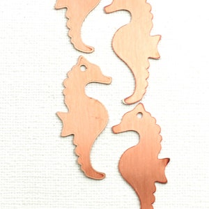 Kupferrohlinge - 45 # Seepferd Kupferrohling - 24 Gauge, massiv