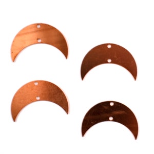 Kupfer Rohlinge - 651# Moon Kupfer Rohling - 24 Gauge, raw Solid