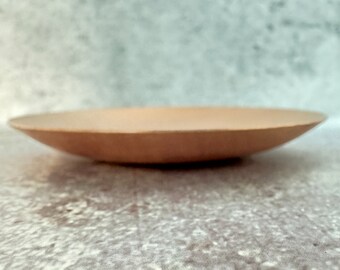 Copper - Raw Copper Solid Plate #5 size 150mm diameter\6" 21ga - 0.7mm thickness, height 0.75 in