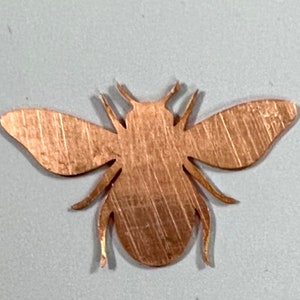 Kupfer - 720 # Neu - Bug Kupferrohling, gestempelte Emaille, massives Kupfer, Stanzrohling, personalisierter Kupferrohling, rohes Kupfer