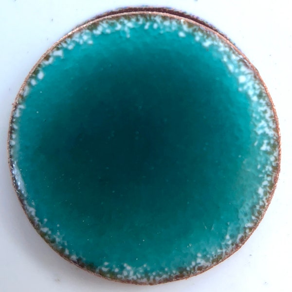 Pearly's Enamel Powder No. 316 Transparent Silver peacock blue 3oz. (85gr.) Great for torch/kiln/Cloisonné and Wet Packing Enameling